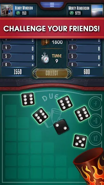 Farkle online 10000 Dice Game [MOD: Много монет/Энергии] - Скриншот 3