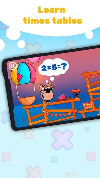Multiplication Games For Kids. [MOD: Все разблокировано] - Скриншот 1