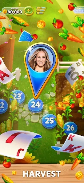 Solitaire Grand Harvest (Солитер Гранд Харвест) [MOD: Меню/Много денег] - Скриншот 3