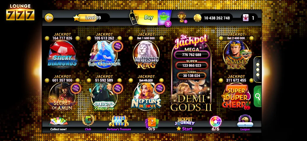Lounge777 — Online Casino (Лаундж777) [MOD: Все разблокировано] - Скриншот 1