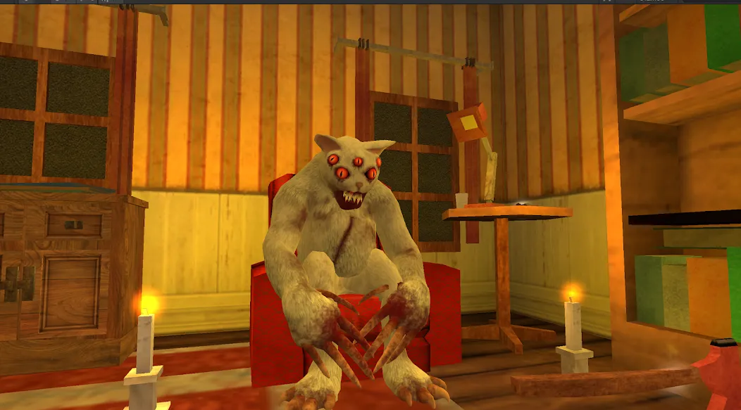 Cat Fred Evil Pet. Horror game [MOD: Много монет/Энергии] - Скриншот 4