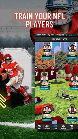 Fantasy Football Bowl Manager (Американ) [MOD: Меню/Много денег] - Скриншот 4