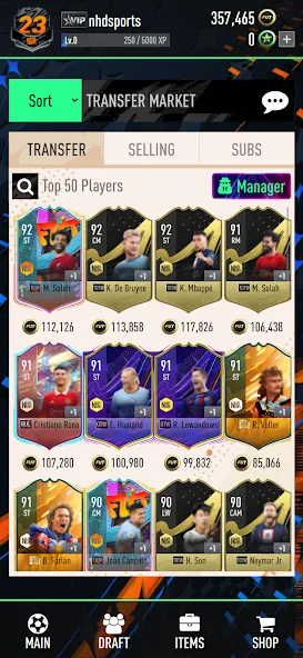 NHDFUT 23 Draft & Packs [MOD: Разблокировано] - Скриншот 5
