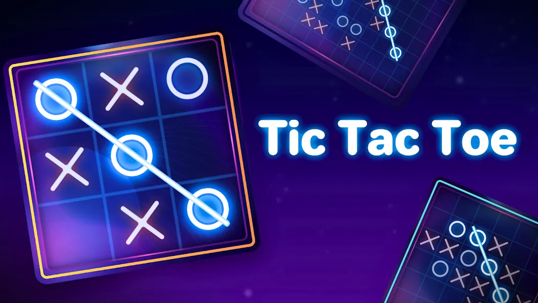 Tic Tac Toe 2 Player: XO Game (Тик Так Тоу 2 игрока) [MOD: Mega Mod/Меню] - Скриншот 1