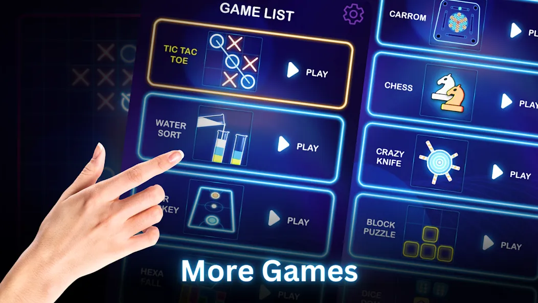Tic Tac Toe 2 Player: XO Game (Тик Так Тоу 2 игрока) [MOD: Mega Mod/Меню] - Скриншот 3