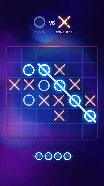 Tic Tac Toe 2 Player: XO Game (Тик Так Тоу 2 игрока) [MOD: Mega Mod/Меню] - Скриншот 5