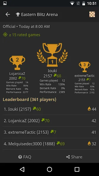 lichess • Free Online Chess [MOD: Много монет/Энергии] - Скриншот 4