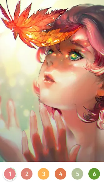 Girls Paint by Number Coloring (Девочки раскрашивают по номерам) [MOD: Бесконечные деньги] - Скриншот 2