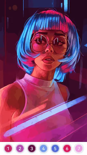 Girls Paint by Number Coloring (Девочки раскрашивают по номерам) [MOD: Бесконечные деньги] - Скриншот 5