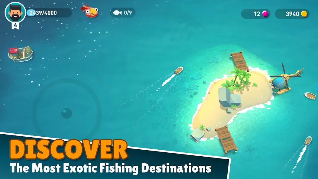 Creatures of the Deep: Fishing (Кричерс оф зе Дип) [MOD: Premium/Unlocked] - Скриншот 1