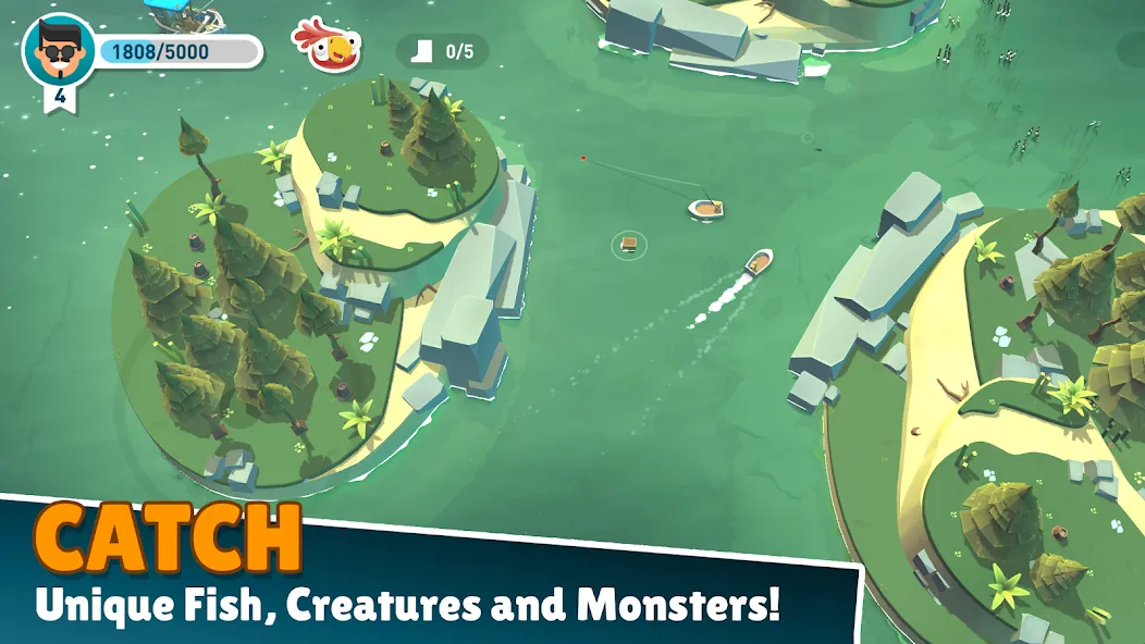 Creatures of the Deep: Fishing (Кричерс оф зе Дип) [MOD: Premium/Unlocked] - Скриншот 2