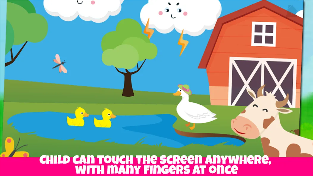 Farm animals game for babies [MOD: Mega Mod/Меню] - Скриншот 2