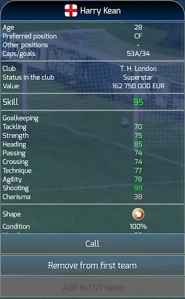 True Football National Manager (Тру Футбол Национальный Менеджер) [MOD: Mega Mod/Меню] - Скриншот 5