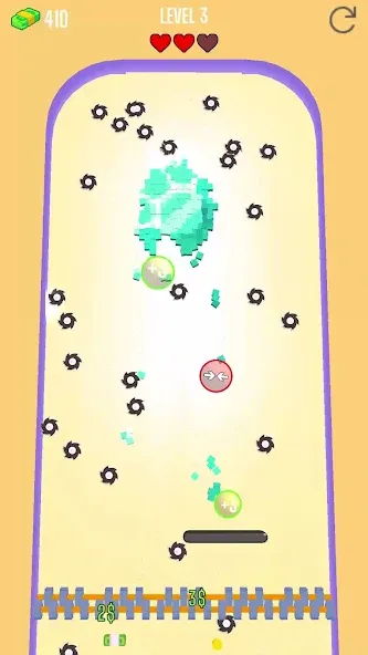 Saw Brick Crusher – Pong 3D (Со Брик Крашер) [MOD: Мод Меню/Взлом] - Скриншот 3