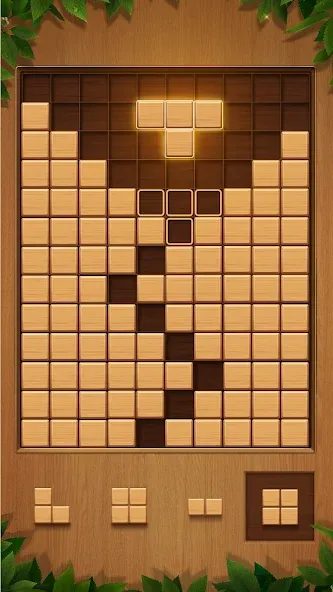 QBlock: Wood Block Puzzle Game (Вуд Блок Пазл) [MOD: Premium/Unlocked] - Скриншот 1