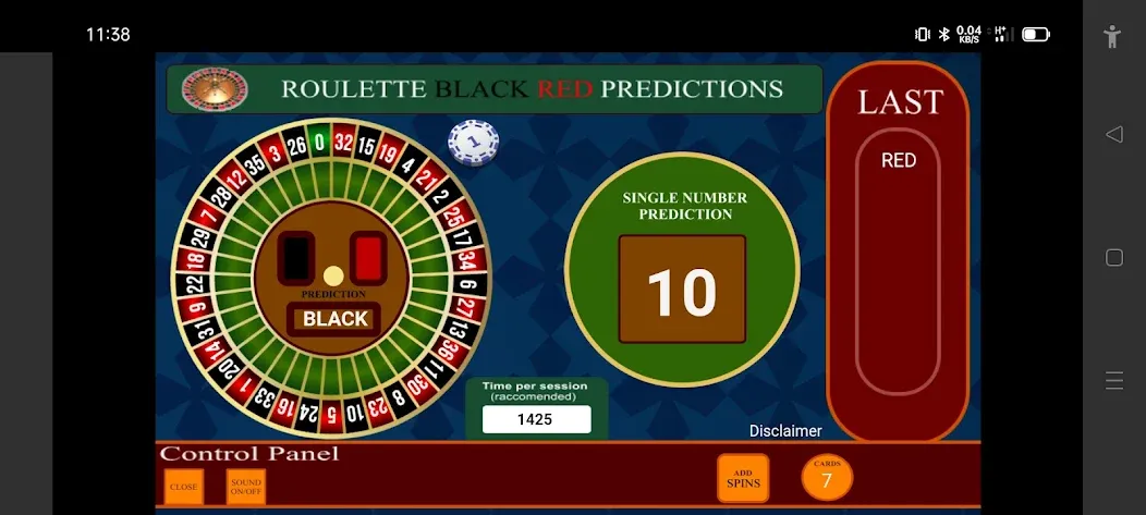 Roulette Black Red Calculator (Рулетка Черное Красное Калькулятор) [MOD: Меню/Много денег] - Скриншот 2