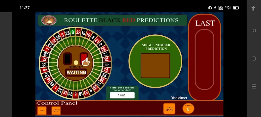 Roulette Black Red Calculator (Рулетка Черное Красное Калькулятор) [MOD: Меню/Много денег] - Скриншот 3
