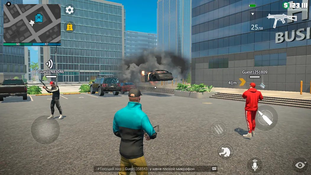 Grand Criminal Online: Sandbox (Гранд Криминал Онлайн) [MOD: Меню/Много денег] - Скриншот 4