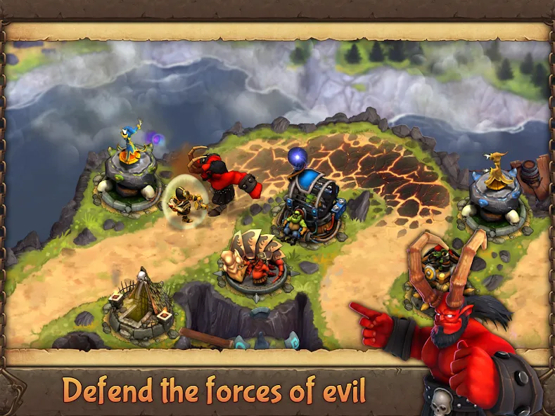 Evil Defenders (Ивил Дефендерс) [MOD: Все открыто] - Скриншот 1