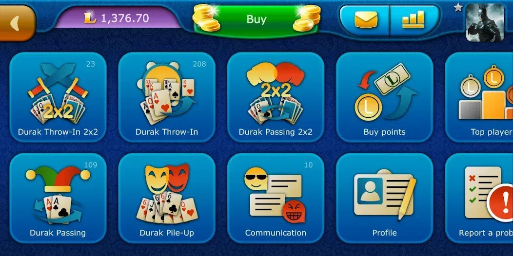Durak LiveGames online [MOD: Mega Mod/Меню] - Скриншот 5