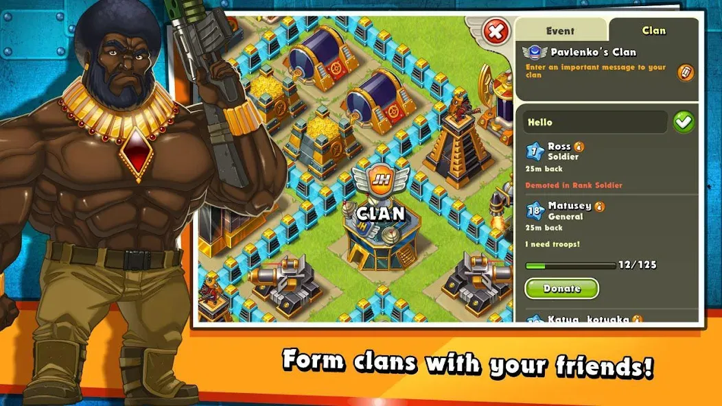 Jungle Heat: War of Clans (Джангл Хит) [MOD: Все открыто] - Скриншот 2
