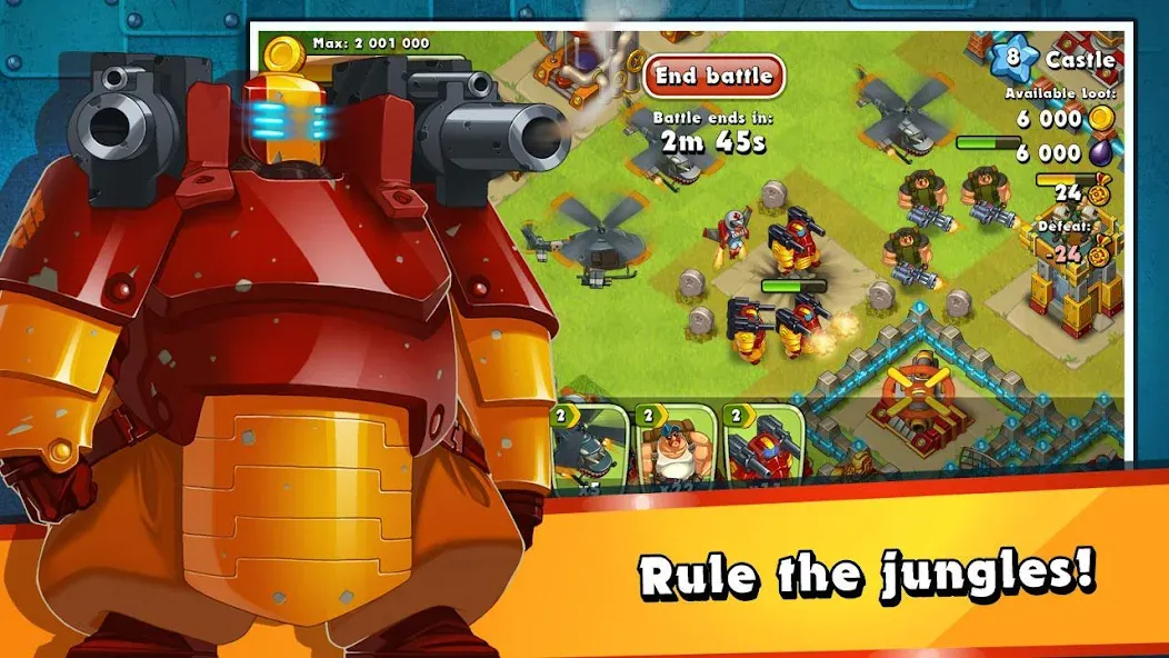 Jungle Heat: War of Clans (Джангл Хит) [MOD: Все открыто] - Скриншот 5