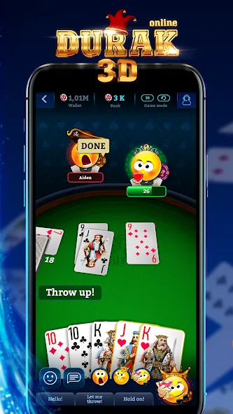 Durak Online 3D [MOD: Все разблокировано] - Скриншот 1