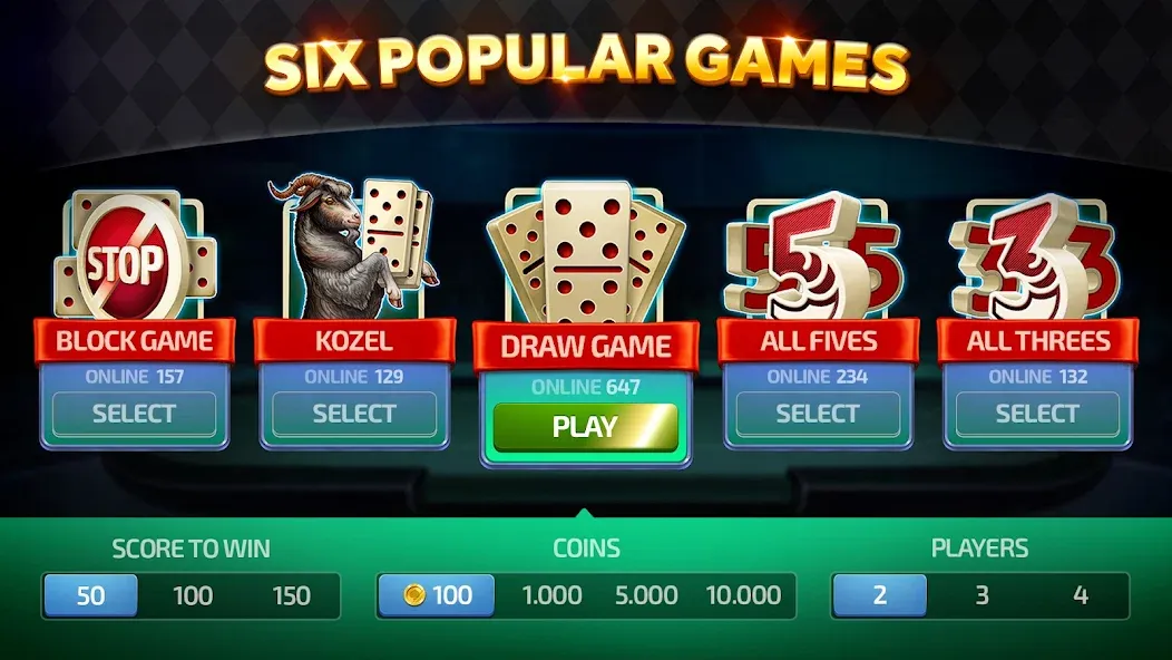 Domino — Dominos online game [MOD: Много монет/Энергии] - Скриншот 3