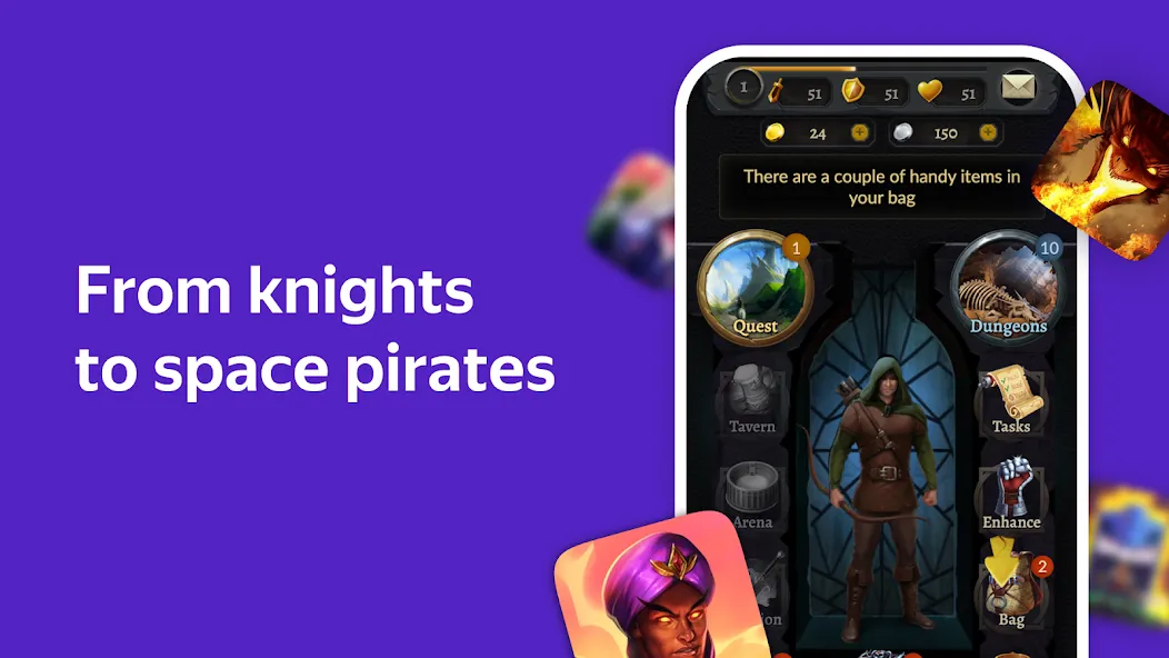 Yandex Games RPG and Role [MOD: Все открыто] - Скриншот 4