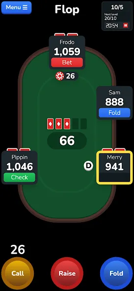 Digital Poker Chips [MOD: Меню/Много денег] - Скриншот 1