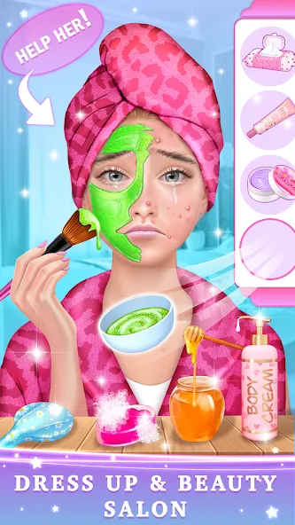 BFF Makeover — Spa & Dress Up [MOD: Premium/Unlocked] - Скриншот 1