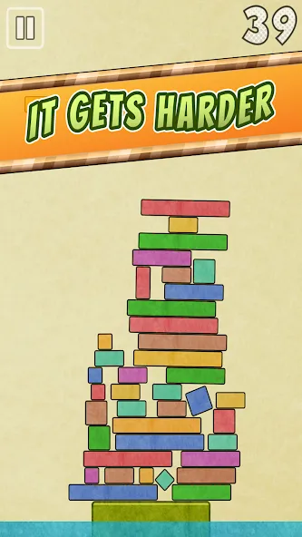 Drop Stack Block Stacking Game (Дроп Стэк блочная игра с укладкой блоков) [MOD: Разблокировано] - Скриншот 5
