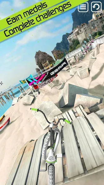 Touchgrind BMX (Тачгринд БМХ) [MOD: Все разблокировано] - Скриншот 4