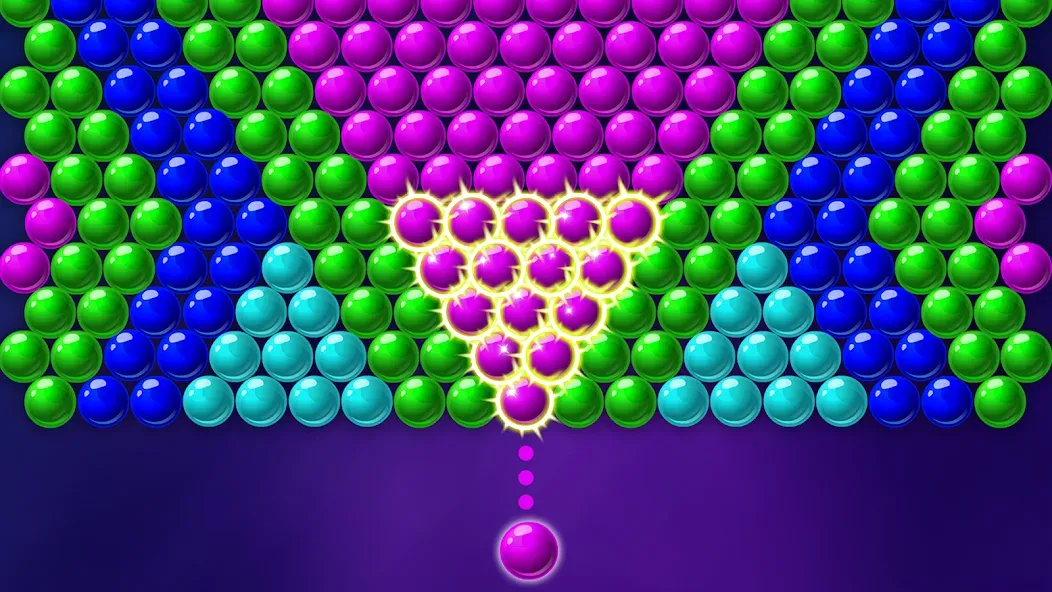 Bubble Shooter 2 (Бабл Шутер 2) [MOD: Меню/Много денег] - Скриншот 1