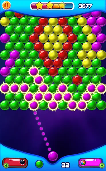 Bubble Shooter 2 (Бабл Шутер 2) [MOD: Меню/Много денег] - Скриншот 4