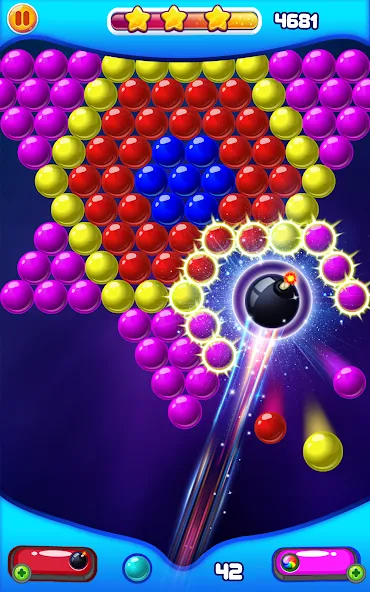 Bubble Shooter 2 (Бабл Шутер 2) [MOD: Меню/Много денег] - Скриншот 5