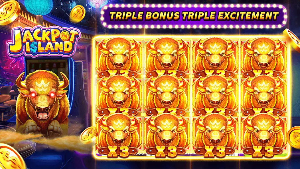 Jackpot Island — Slots Machine (Джекпот Айленд) [MOD: Мод Меню/Взлом] - Скриншот 5