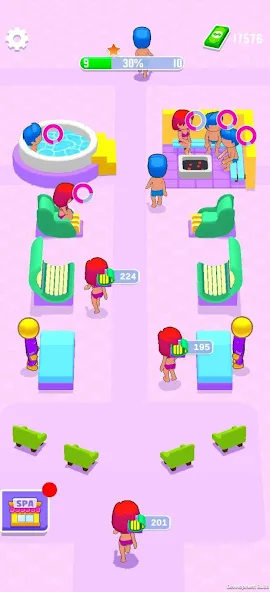 IDLE Spa Salon — 3D Arcade (Айдл Спа Салон) [MOD: Premium/Unlocked] - Скриншот 1