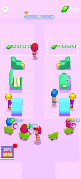 IDLE Spa Salon — 3D Arcade (Айдл Спа Салон) [MOD: Premium/Unlocked] - Скриншот 2
