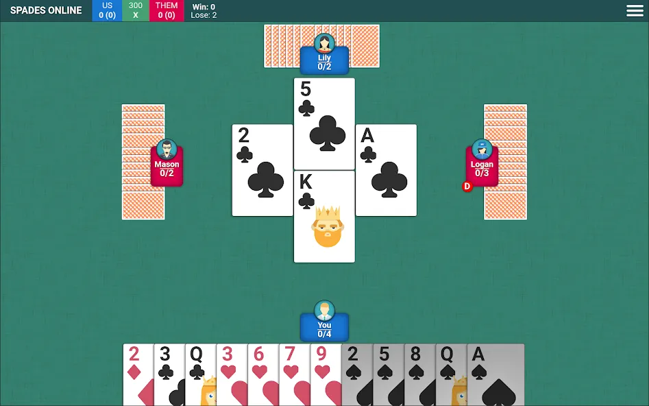 Spades Card Game (Спейдс Карточная Игра) [MOD: Все разблокировано] - Скриншот 5