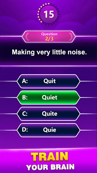 Spelling Quiz — Word Trivia (Спеллинг Квиз) [MOD: Разблокировано] - Скриншот 2
