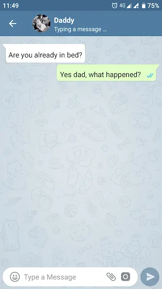 Fake Chat Messenger — TeleFake [MOD: Mega Mod/Меню] - Скриншот 2