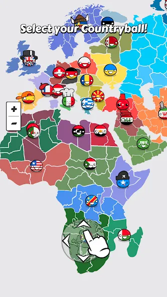 Country Balls: World War (Кантри Болс) [MOD: Меню/Много денег] - Скриншот 1