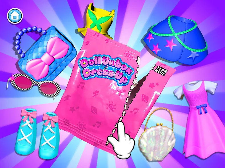 Doll Unbox! Fun Unboxing Games [MOD: Разблокировано] - Скриншот 1