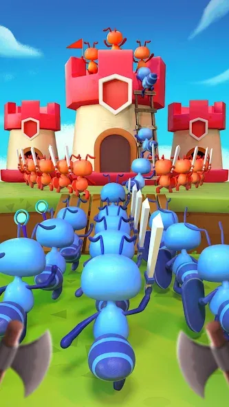 Ant Fight: Conquer the Tower [MOD: Бесконечные деньги] - Скриншот 1