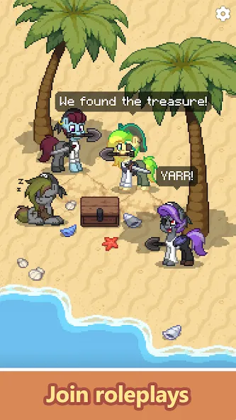 Pony Town — Social MMORPG (Пони Таун) [MOD: Все открыто] - Скриншот 3