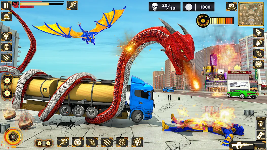Snake Car Robot Transformation (Снейк Кар Робот Трансформейшн) [MOD: Разблокировано] - Скриншот 1
