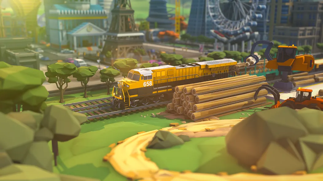 Transport Tycoon Empire: City (Транспорт Тайкун Империя) [MOD: Все открыто] - Скриншот 3