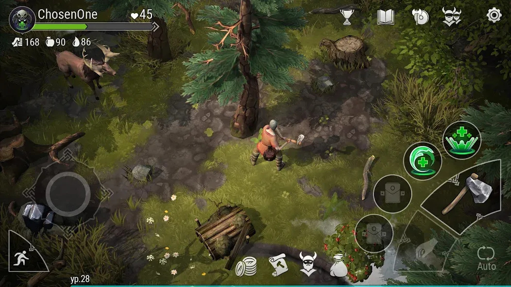 Frostborn: Action RPG (Фростборн) [MOD: Мод Меню/Взлом] - Скриншот 1