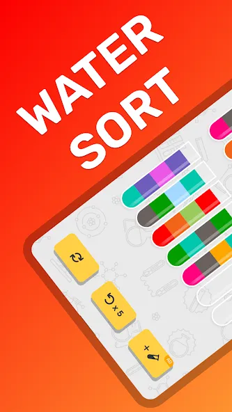 Water Sort Puzzle Color Game [MOD: Все открыто] - Скриншот 1